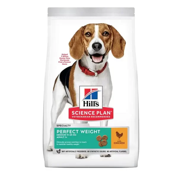 Hill's Canine Medium Perfect Weight 12kg